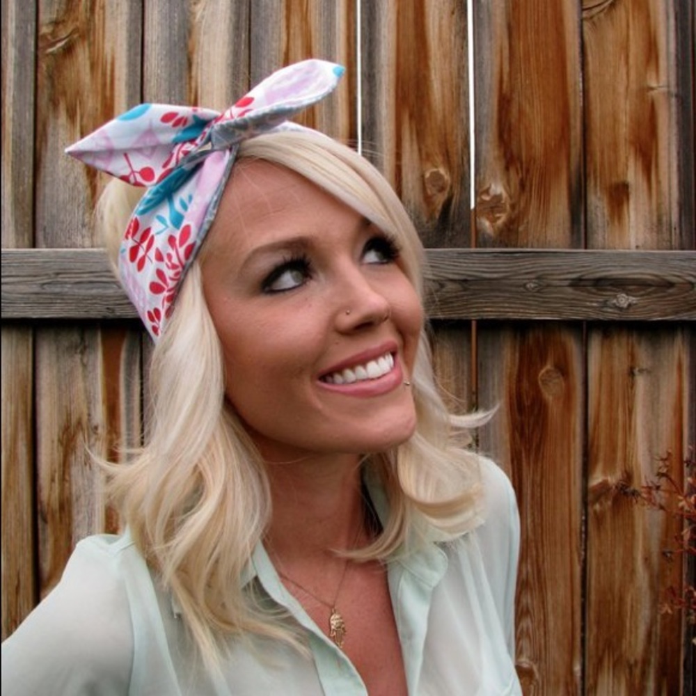 Pin Up Inspired Headband Reversible